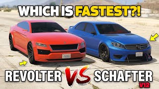 GTA 5 ONLINE  REVOLTER VS SCHAFTER V12 WHICH IS FASTEST [upl. by Rehposirhc943]