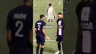 Achraf Hakimis Penguin Celebration football shorts [upl. by Atinev58]