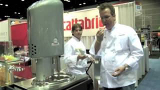 Keegan Gerhard Introduces the Cattabriga EFFE gelato machine [upl. by Caldwell50]