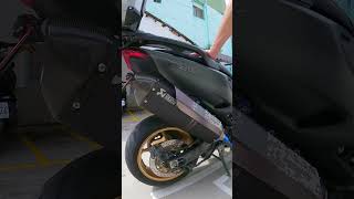 AKRAPOVIC TMAX專用蠍子長管 實裝上車錄影 蠍子管 巴風特 BAPHOMET TMAX560 YAMAHA 合法 精品 [upl. by Braeunig]