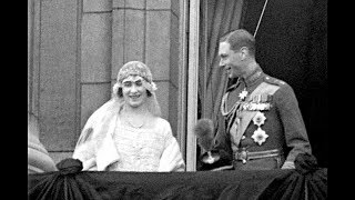 The Queen Mother marries the future King George VI at Westminster Abbey [upl. by Lihka]