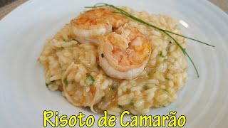 RISOTO DE CAMARÃO Faça em 30 minutos  Cebola e Salsa [upl. by Irahk743]