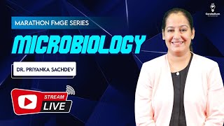 Marathon FMGE Series Microbiology by Dr Priyanka Sachdev  Cerebellum Academy [upl. by Reyam]