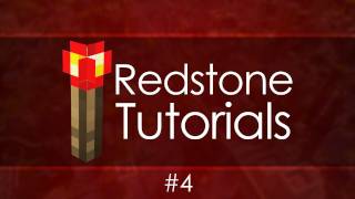 Redstone Tutorials  4 Piston Doors [upl. by Herries490]