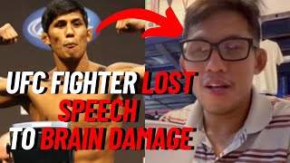 UFC Fighter Can’t Talk Due to Brain Damage [upl. by Dickens27]