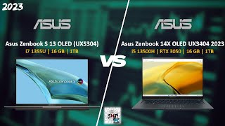 Asus Zenbook S 13 UX5304 vs Zenbook 14X 2023 [upl. by Ettelorahc]