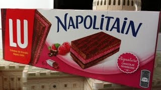 Napolitain LU Signature Chocolat Framboise  Produit Français [upl. by Leontina]