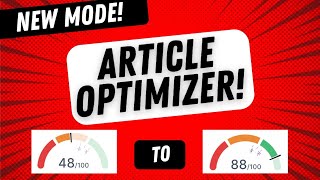 New Article Optimizer  Auto Insert terms inside your article in seconds [upl. by Motteo]