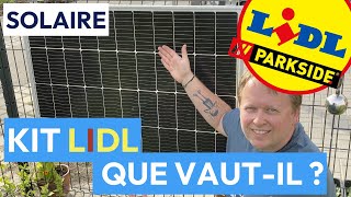 Panneau solaire LIDL à 199 €  le TEST ULTRA COMPLET [upl. by Ahras]