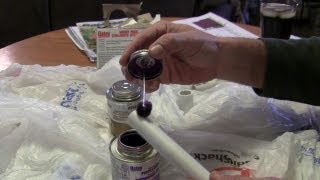 Quick TIP How to Glue up PVC Pipe amp Fittings Guest starring Mrs Reaganite [upl. by Adnyc96]