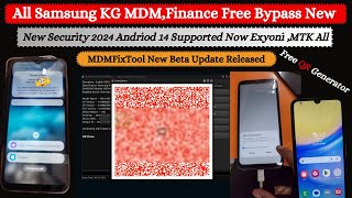 Samsung Android 14 KG Remove Free  Any SecurityMtkExyoniSpdQualcomm All Models Supported  2024 [upl. by Eniamerej]