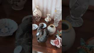 Estate Sale Thrifting 🏠 vintage estatesale thrifting homedecor [upl. by Llevron905]