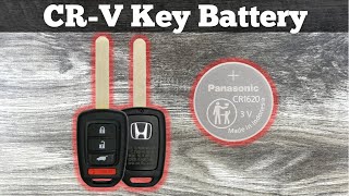 2017  2020 Honda CRV Remote Fob Key Battery Change  How To Remove Replace CRV Key Batteries [upl. by Kirshbaum175]