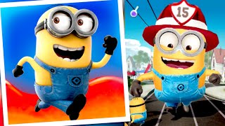 FIREFIGHTER MINION Despicable Me Minion Rush Jelly Lab Walkthrough iPhone Gameplay [upl. by Fiden]