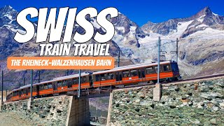 Swiss Train Travel The RheineckWalzenhausen Bahn  Train Videos [upl. by Wootan634]