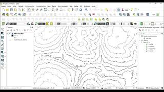 Obtenção de MDE a partir de curvas de nível em QGIS [upl. by Coco]