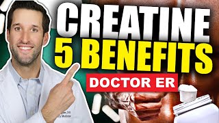 CREATINE BENEFITS — Top Health Benefits of Creatine Supplements  Doctor ER [upl. by Goldwin]