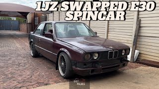 1JZ POWERED E30 SPINCAR richysservicecenter dicktator dynotuning spin spinner turbo boosted [upl. by Alek]