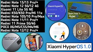 HyperOS Q2 March Update Note 1111 Pro1212 ProK50i1313 ProMIUI 14Android 14HyperOS A13 IND [upl. by Brietta]