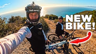 BLIND RUNS  NEW TREK SLASH TEST in FINALE LIGURE [upl. by Ainecey]