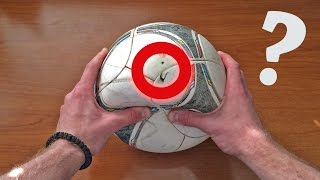 Как отремонтировать ПРОКОЛ в футбольном мяче  How to fix soccer ball [upl. by Adianes126]