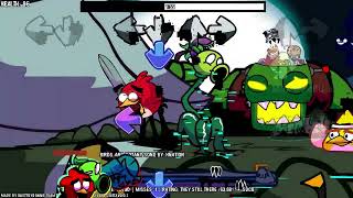 FNF vs Glitched Angry Birds amp Peashooter  Birds amp Botany FNF Glitched Legends [upl. by Shaia]