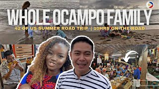 Whole Ocampo Family of 42 Summer Road Trip  10 hours on the road [upl. by Oneg]