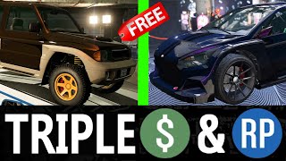 GTA 5  Event Week  TRIPLE MONEY  Vehicle Discounts amp More [upl. by Alliuqal419]