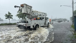 LIVE Sarasota Florida Completely Under Water [upl. by Hughmanick]