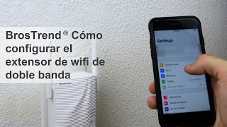 Configuración del extensor de wifi AC1200 Extienda fácilmente el wifi de su hogar con BrosTrend [upl. by Ardnikal920]