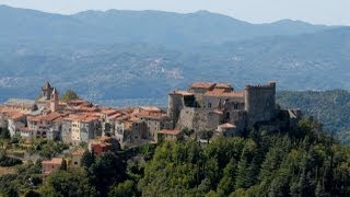 La Lunigiana dal castello Malaspina allantico porto di Luni [upl. by Somisareg474]