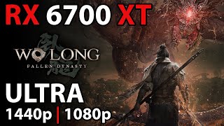 WO LONG FALLEN DYNASTY  RX 6700 XT  Benchmark  1440p  1080p [upl. by Haseefan]