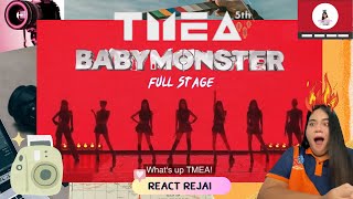 React Rejai EP114  BABYMONSTER  TMEA 5TH STAGE Reaction  ทำดี ทำถึง ไม่อวย  Nuntitha Ch [upl. by Orrin]