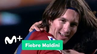 Fiebre Maldini El primer hattrick de Messi  Movistar [upl. by Erland]