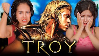 Foreign Girls React  Troy  First Time Watch [upl. by Fazeli]