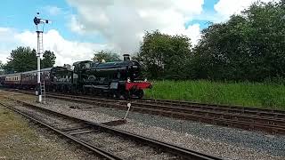 6880 Betton Grange Great Western Grange class newbuild at Toddington [upl. by Keary]