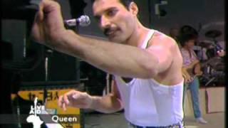 Queen Bohemian Rhapsody  Radio Gaga Live Aid 1985 [upl. by Anaeirb963]