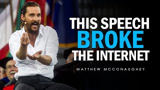 10 Minutes for the next 10 Years  Matthew McConaughey Motivational Speech [upl. by Llerot340]