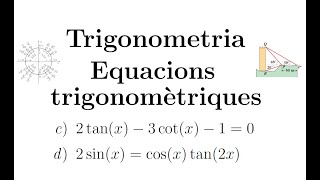 Trigonometria Equacions trigonomètriques  Part 6 [upl. by Inad]