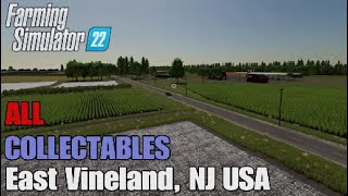 FS22 East Vineland NJ USA  Earn extra money  All 100 Collectables [upl. by Schnur602]