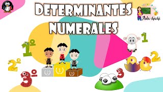 Determinantes  Numerales  Aula chachi  Vídeos educativos para niños [upl. by Mauro]