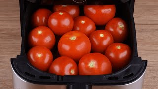 Add the tomatoes to the Air Fryer and the result will surprise you [upl. by Suelo628]