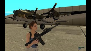 GTA SA Boeing B17 Flying Fortress MOD [upl. by Irahcaz]