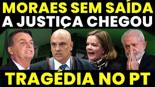 Bomba MORAES SEM SAÍDA A JUSTIÇA FOI FEITA  LULA DESESPERAD0 COM PT BOLSONARO TRAÍDO DENTRO DO PL [upl. by Jeroma]