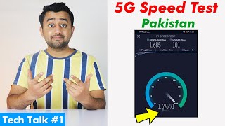 5G Speed Test in Pakistan [upl. by Lillie]