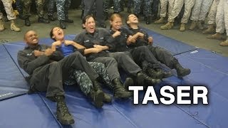 US Marines and Sailors Taser Training [upl. by Sarge381]