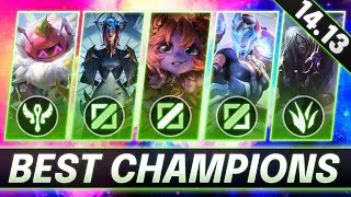 LOW and HIGH ELO PICKS In 1413 for Every Role  Broken Champions to MAIN  LoL Guide Patch 1413 [upl. by Intyre70]