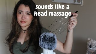 ASMR 💓 Fluffy Mic Head Scratch Massage Comb [upl. by Mccreary]