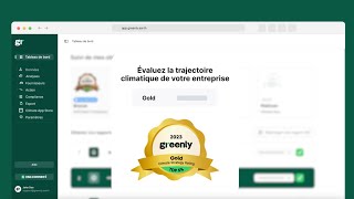 Greenly  La plateforme de Bilan Carbone pour entreprises engagées [upl. by Eenalem747]