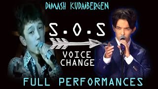 DIMASH  SOS 20122019 VOICE EVOLUTION FULL PERFORMANCES [upl. by Eulalie]